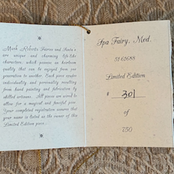 Mark Roberts Limited Edition Spa Fairy #51- 61688 - Picture 13 of 15